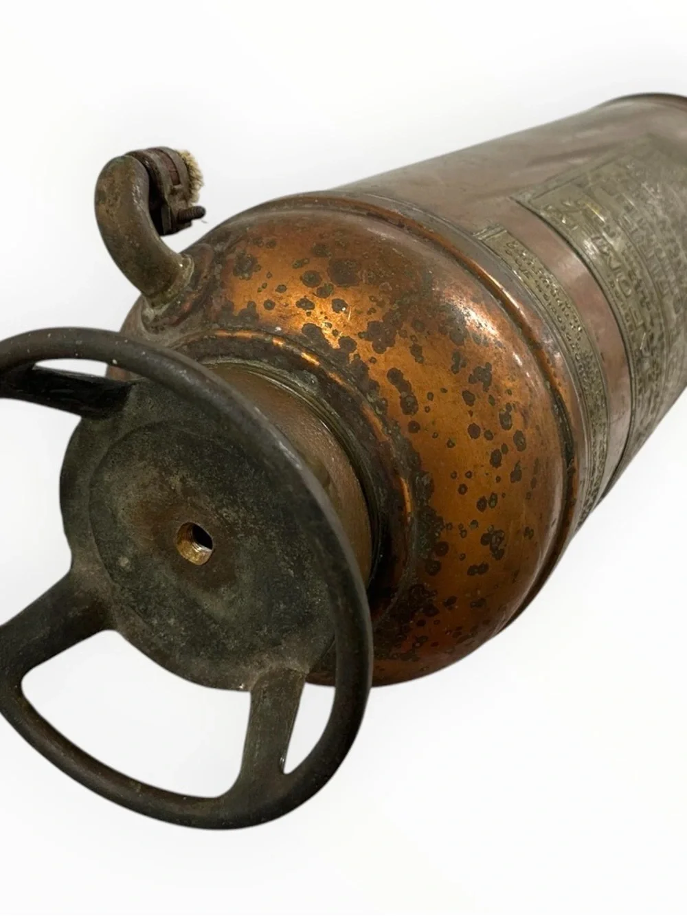 Vintage General Detroit Floafome 833 Copper Brass Fire Extinguisher 23” - Decor
